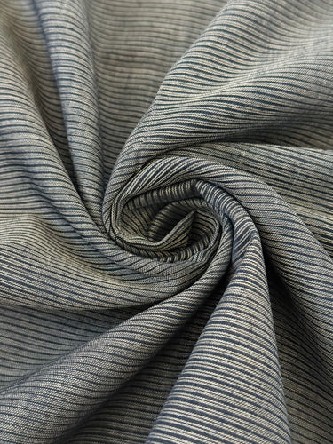 Handwoven Mangalgiri Cotton Saree | Gray | Gold Zari | Handwoven | Ships from California